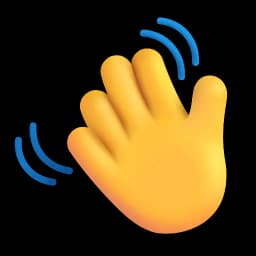 Waving Hand Emoji